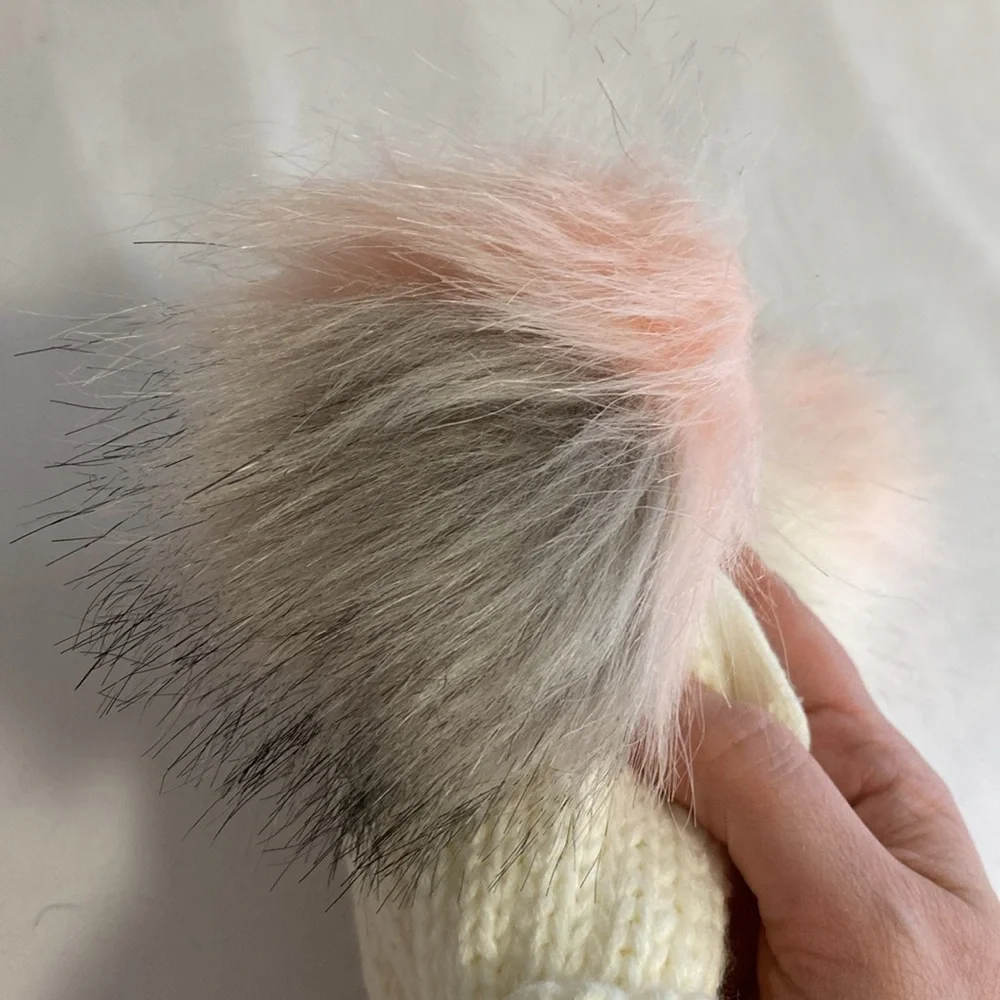 🎀 5/$20 🎀 Toddler Curls & Pearls Couture Winter Hat Beanie and Mitten Set